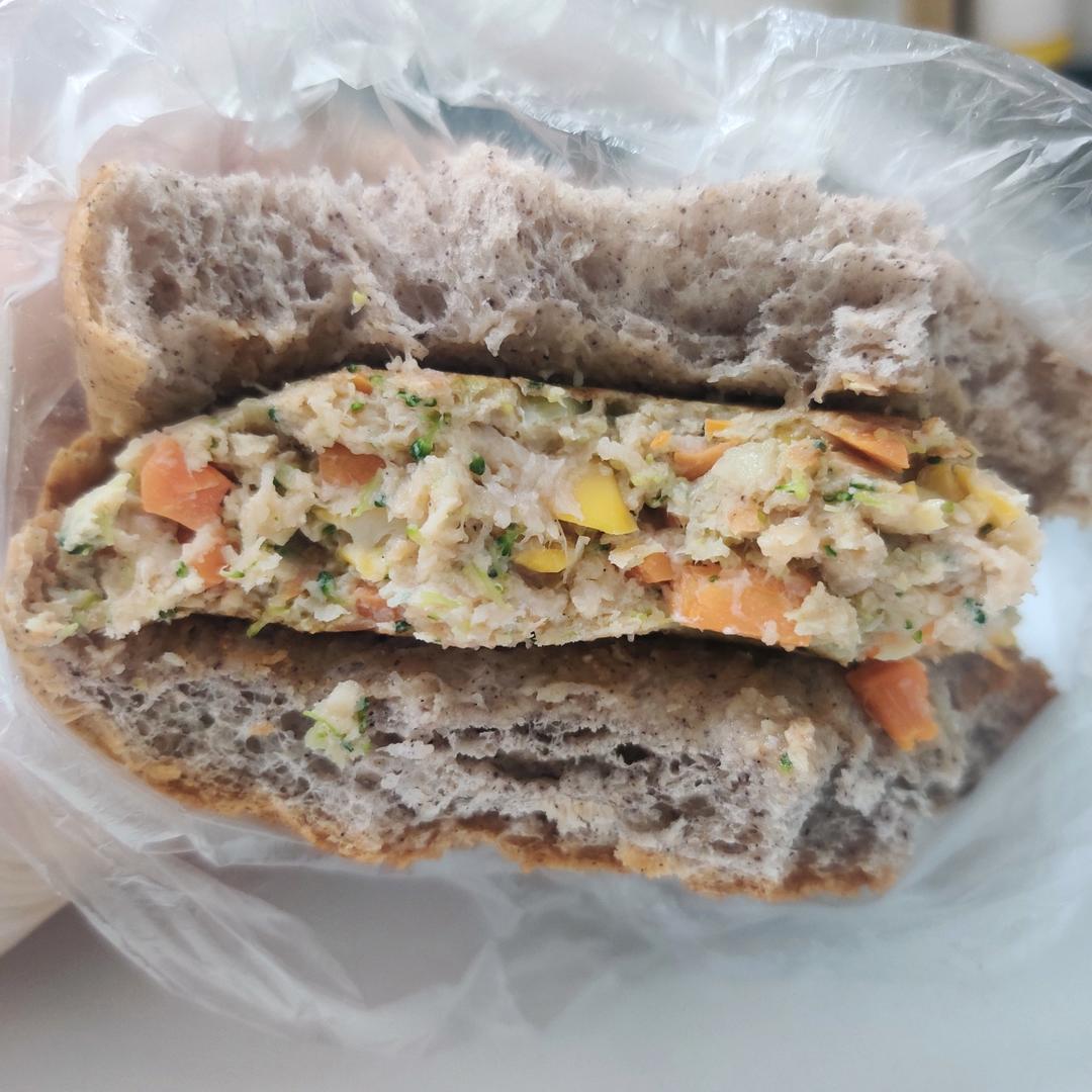 鸡肉蔬菜饼 冷冻汉堡🍔肉饼  无油无糖无面粉淀粉