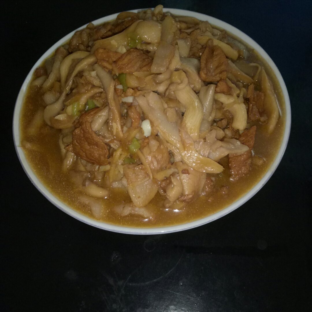 蘑菇肉片