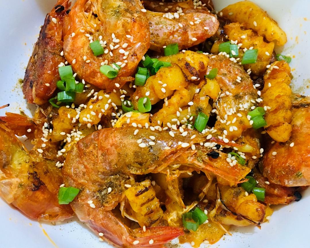 香酥土豆虾🥔🦐