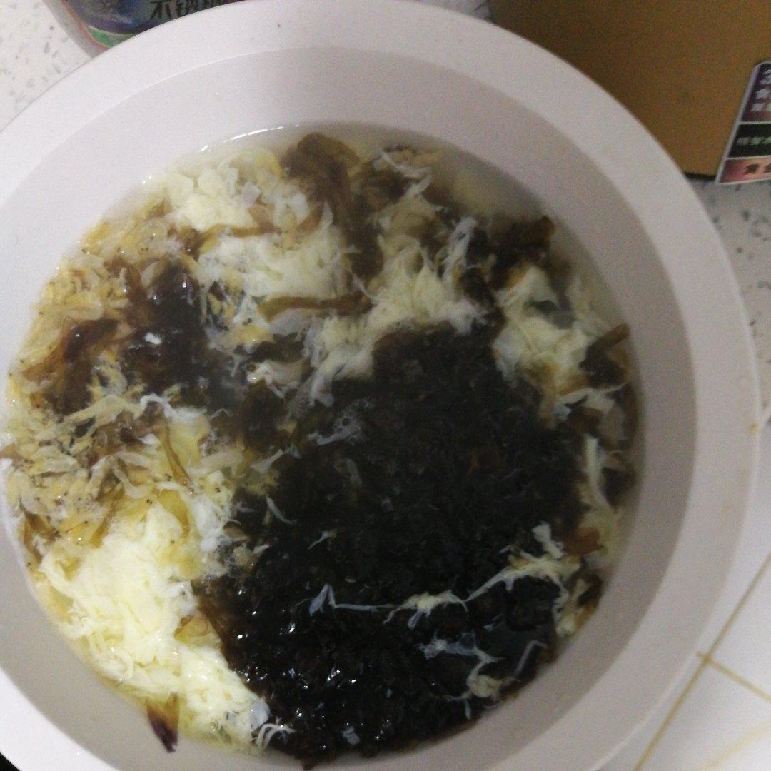 最鲜美好喝的「紫菜蛋花汤」