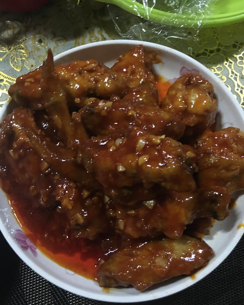 在家吃韩式炸鸡