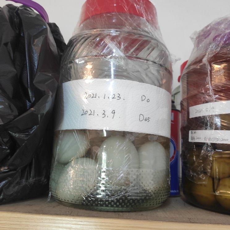 自制流油的咸鸭蛋