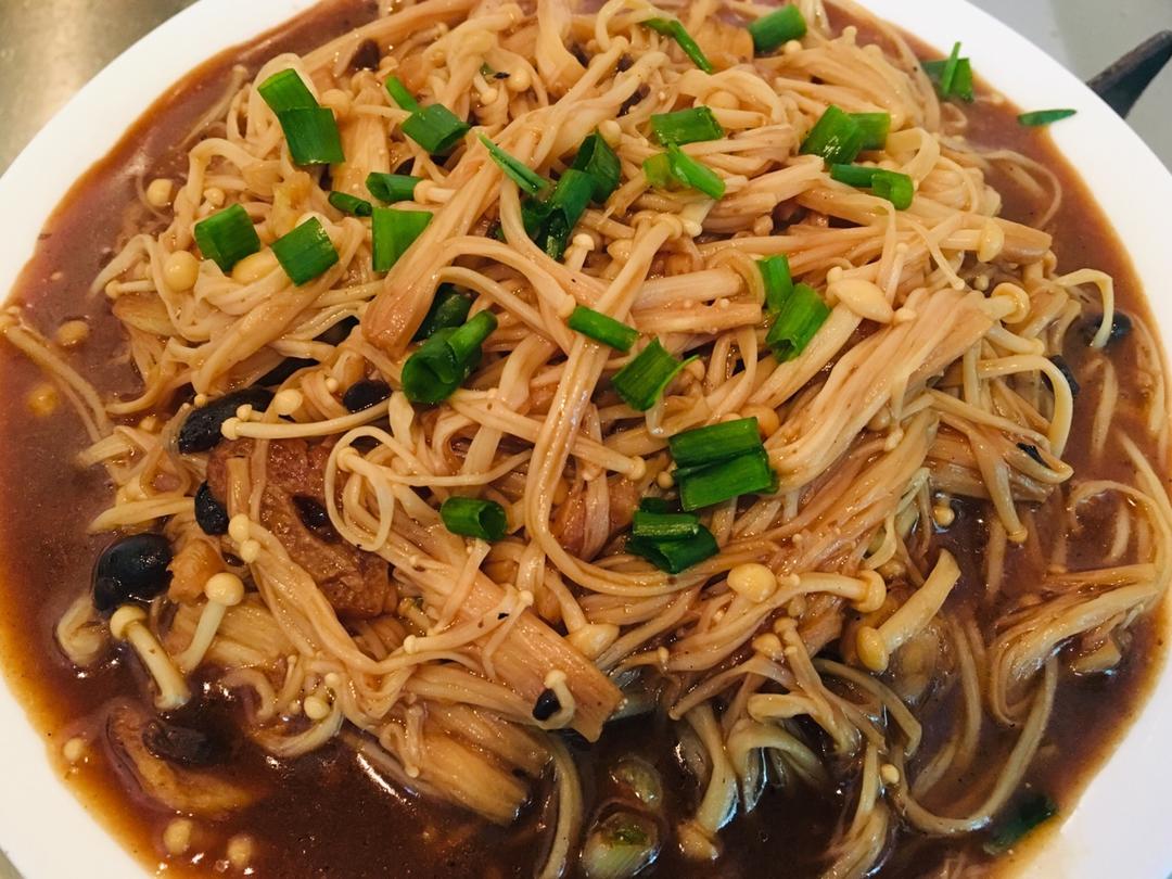 酱炒金针菇