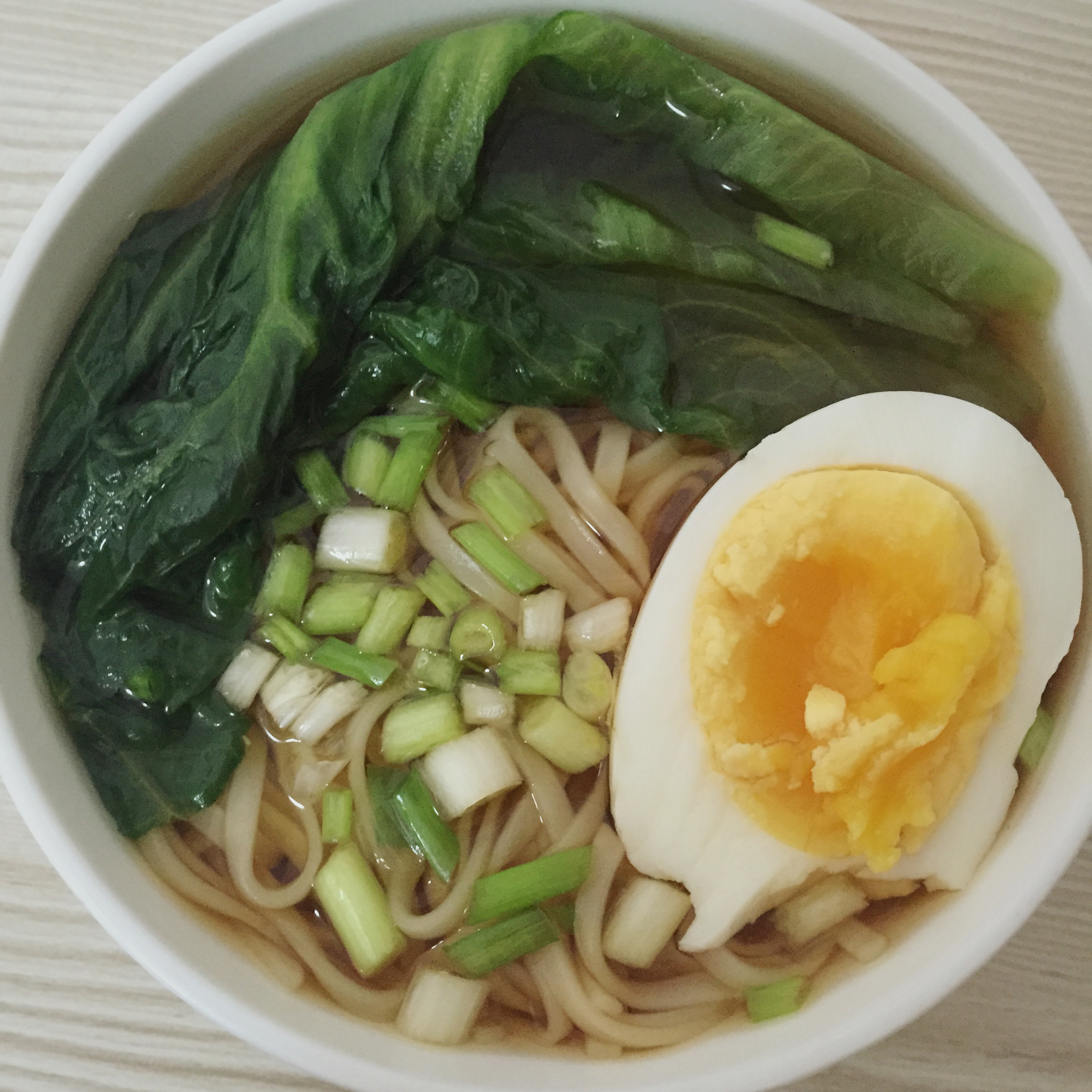 小葱麻油酱油面