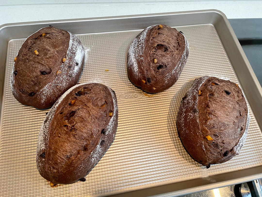 【巧克力橙皮软欧】｜连小朋友都喜欢吃的欧式面包