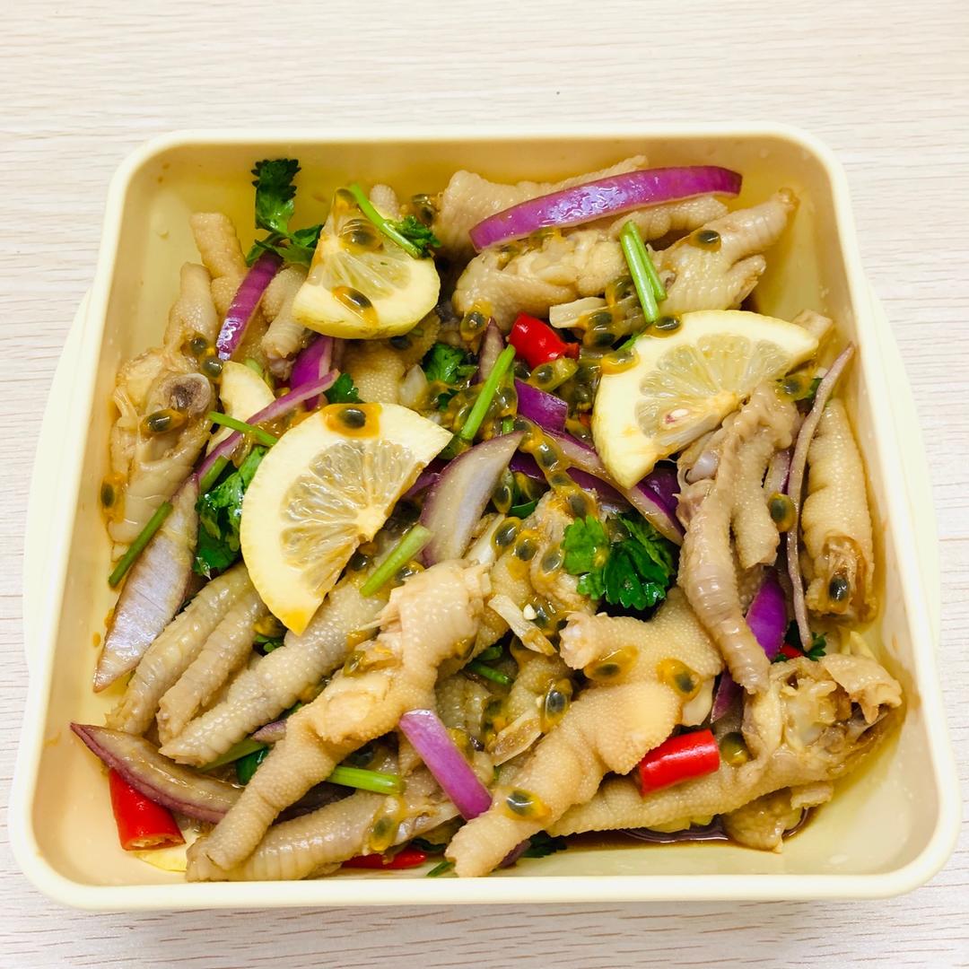 抖音网红百香果柠檬凤爪