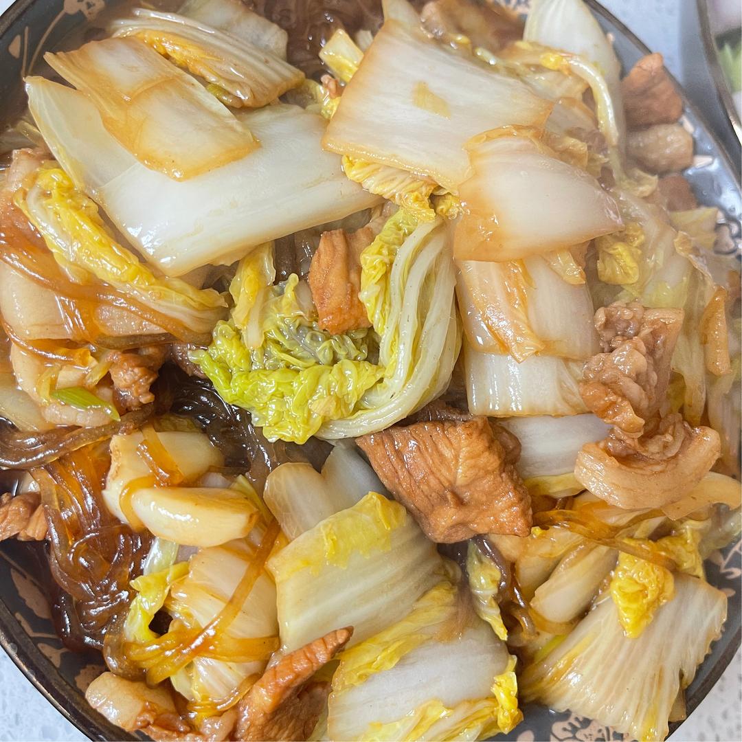 简易版白菜炖粉条