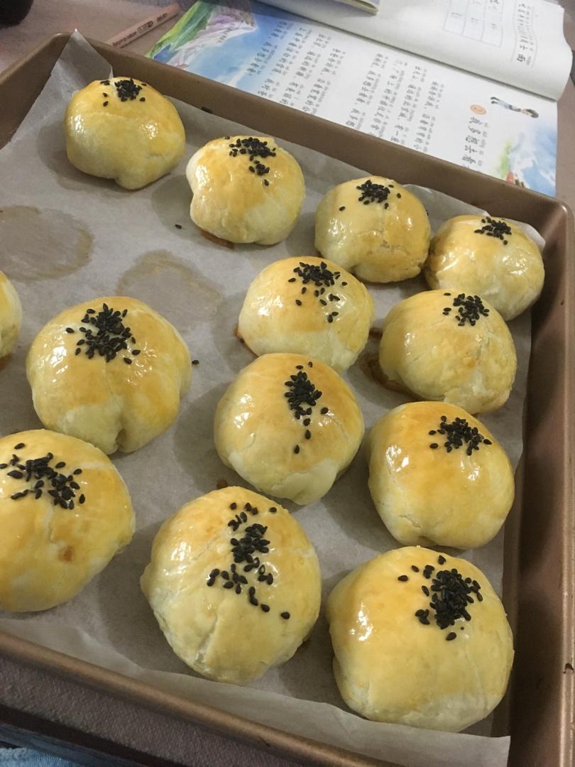 蛋黄酥，只需松弛一次的做法，适合新手