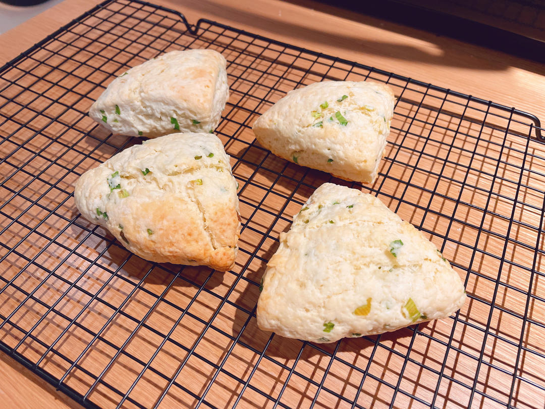 【香葱司康松饼】无国界下午茶