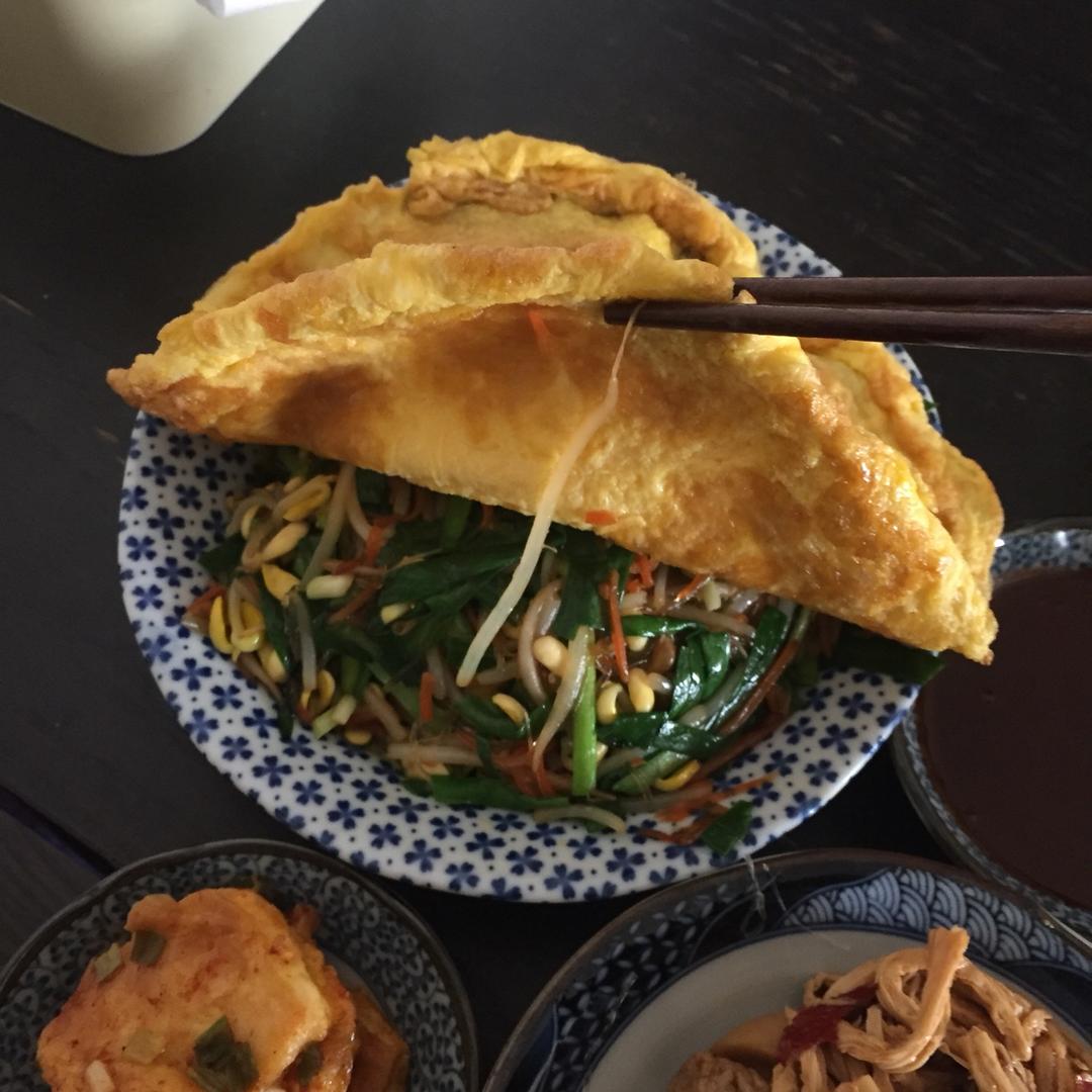 家常炒合菜