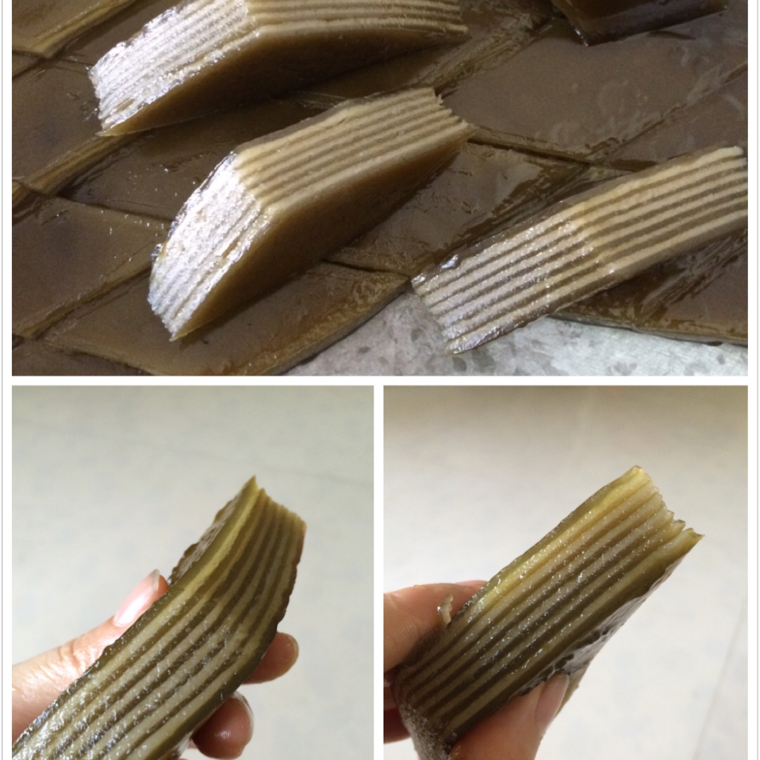 抹茶椰汁糕