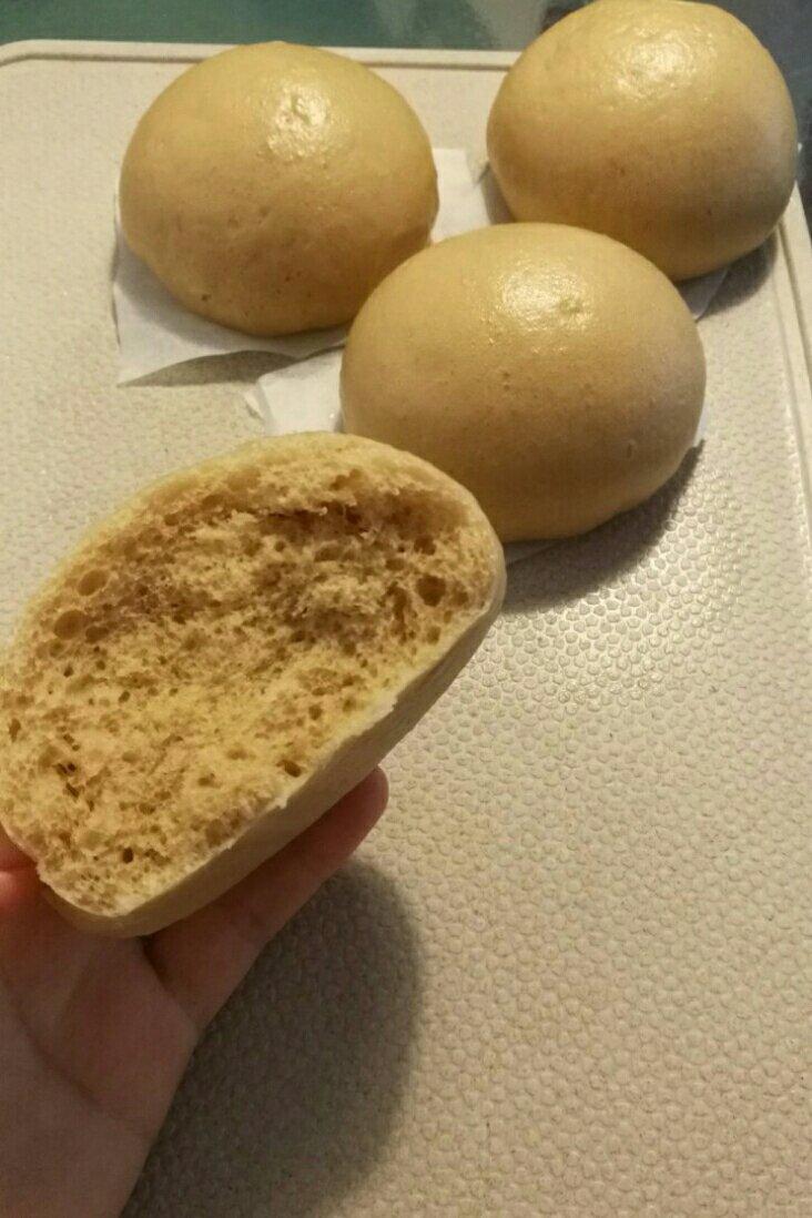 有着面包口感的红糖馒头（一次发酵）