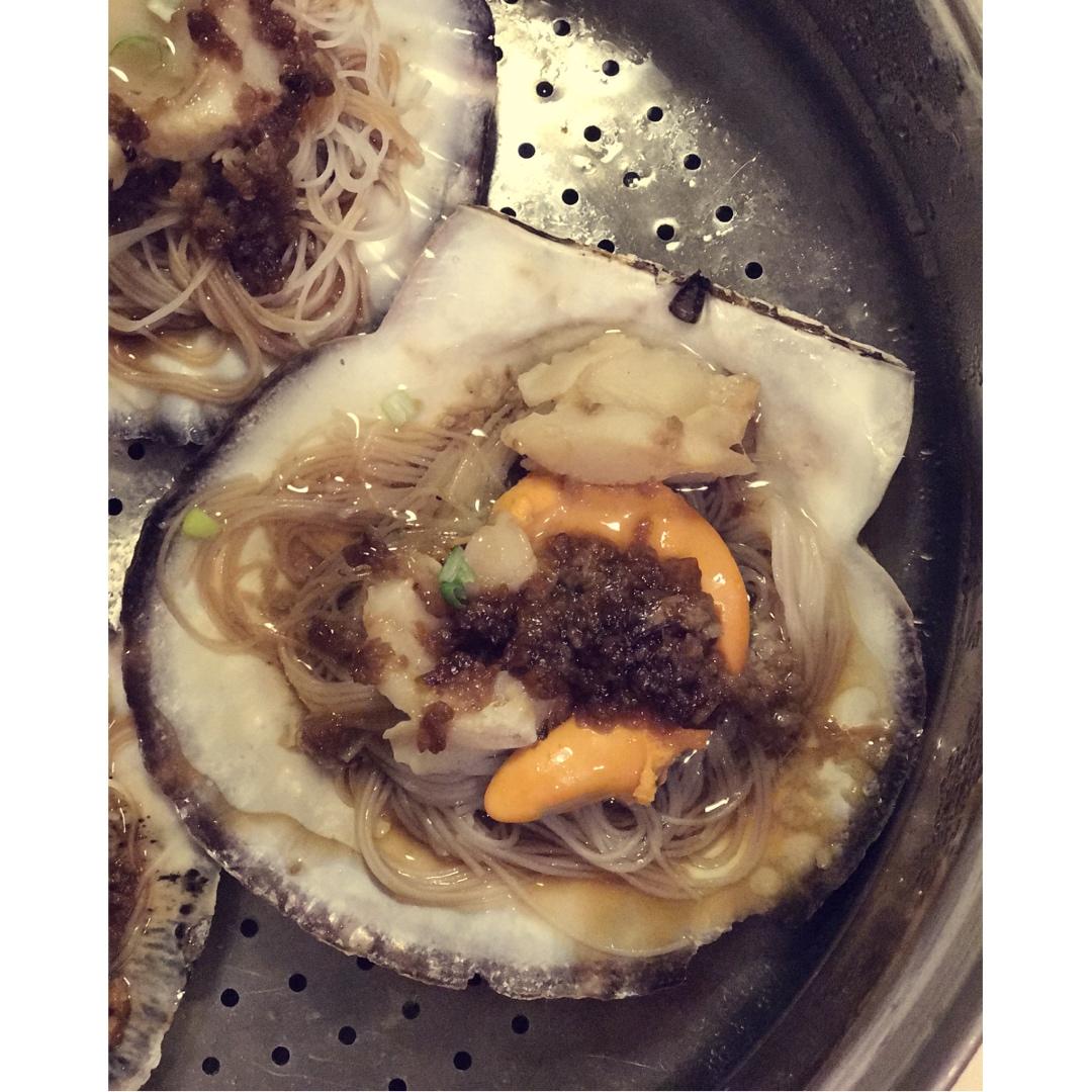 蒜蓉粉丝蒸扇贝
