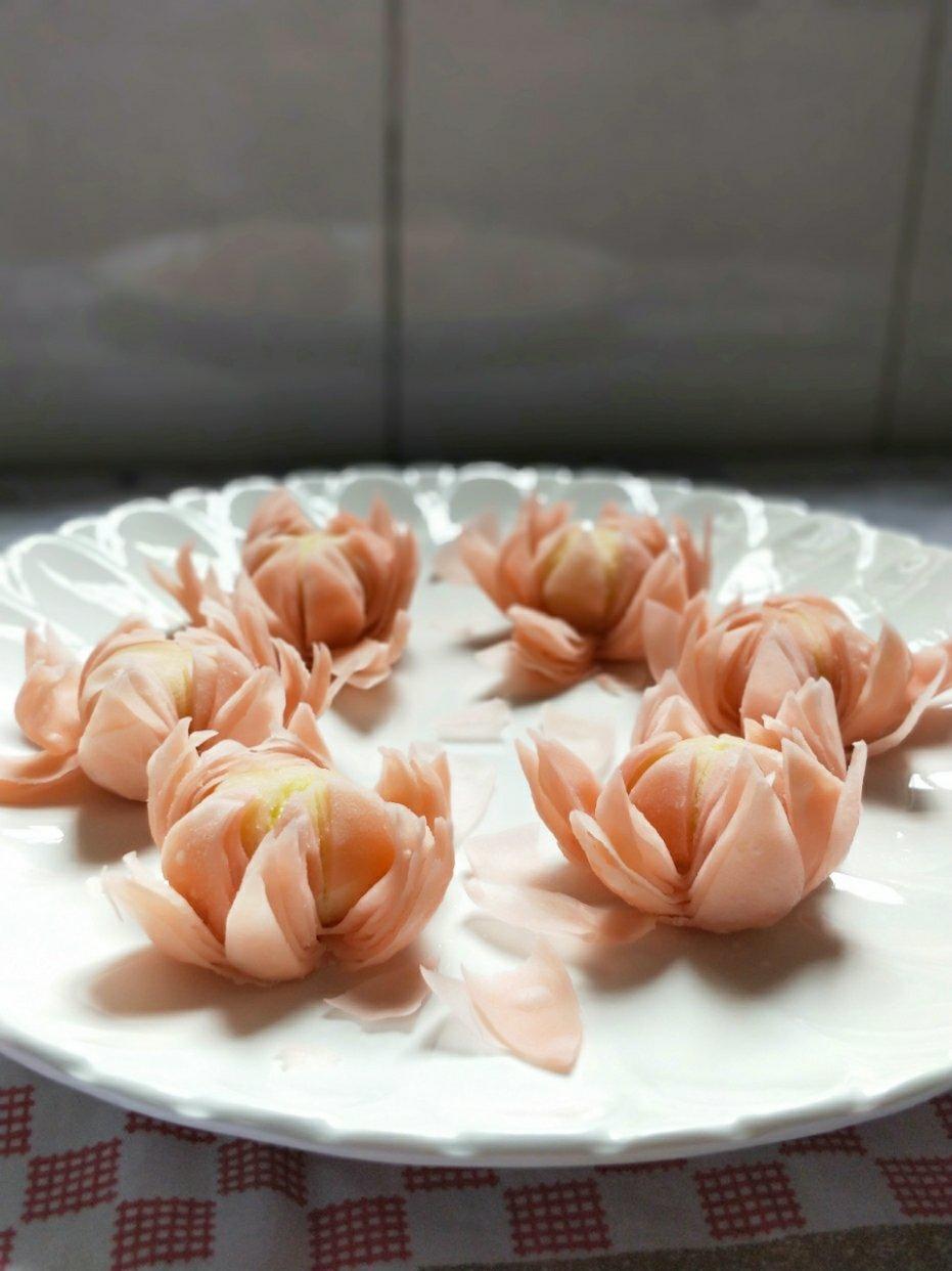 【荷花酥】没有烤箱，也能做出以假乱真的点心！