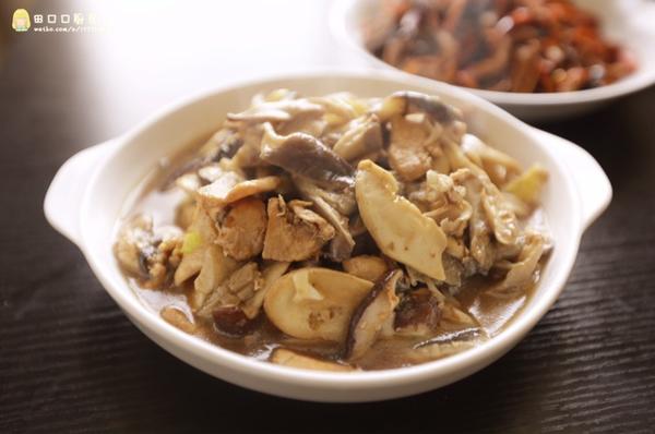 蘑菇炒肉片
