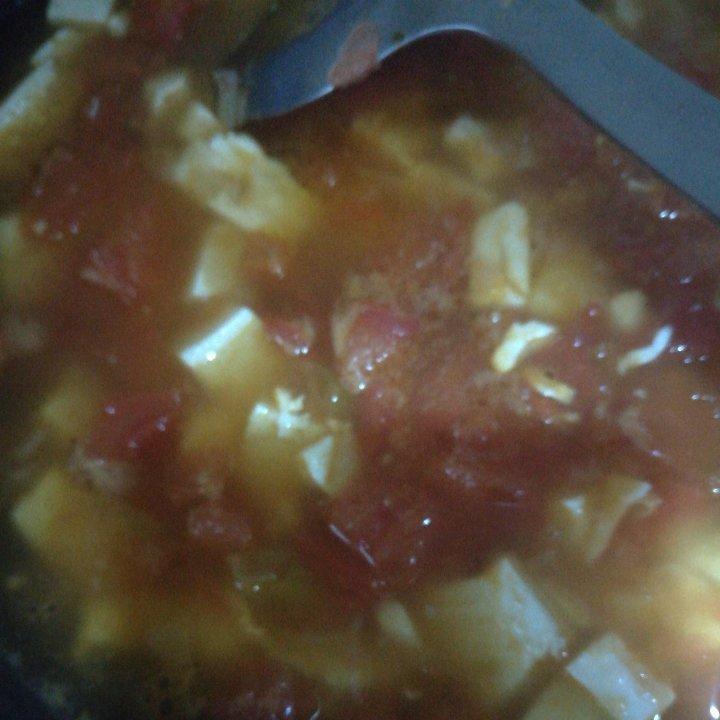 减肥期简单易做味道鲜美的番茄内酯豆腐汤