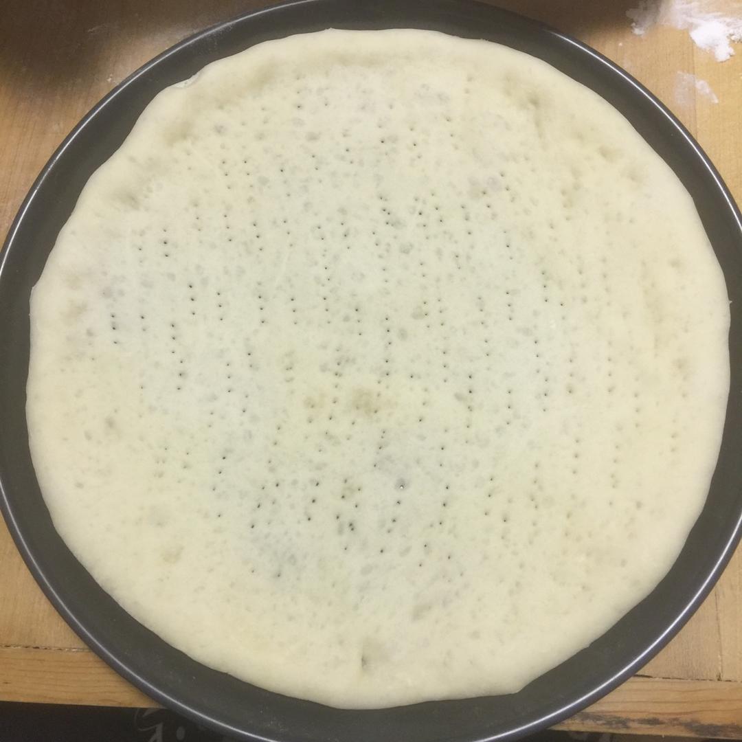 做一张敲好吃的披萨饼底