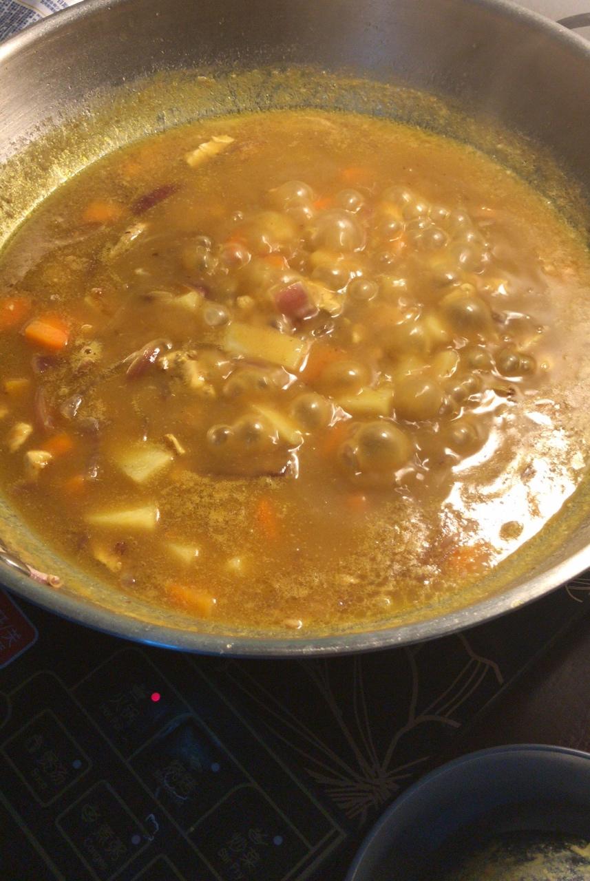 咖喱鸡块饭