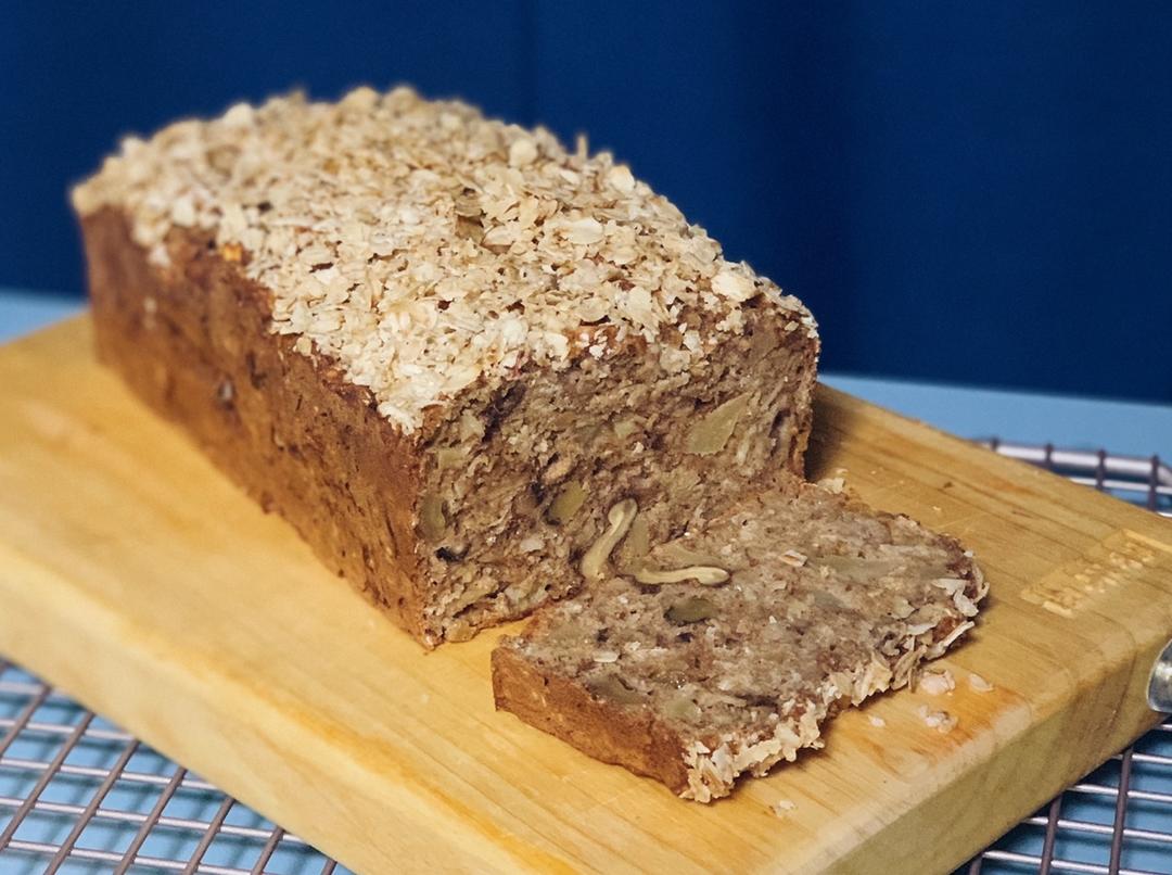 暖香燕麦苹果快手面包丨健康·烘焙