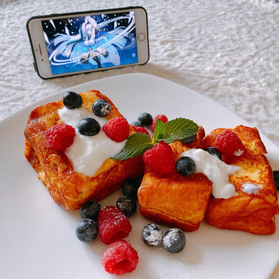 冰雪之心——白巧缤纷吐司