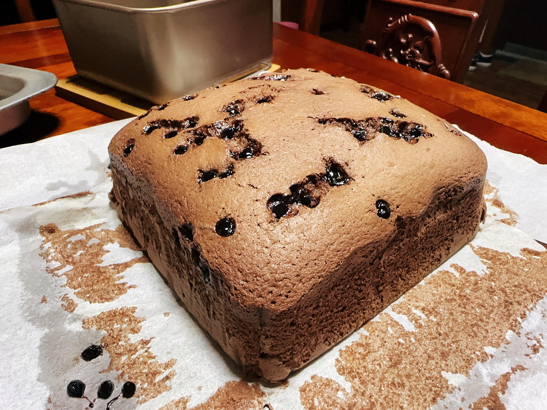 巨好吃的巧克力古早蛋糕