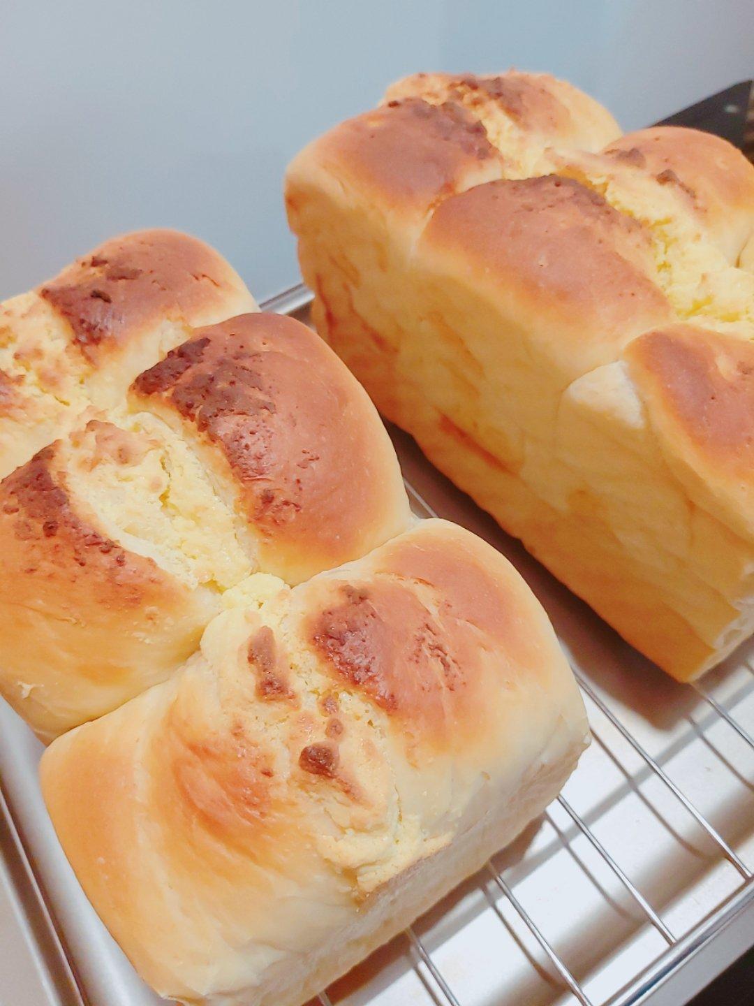 【奶酥吐司】｜简单快手版｜不用开酥