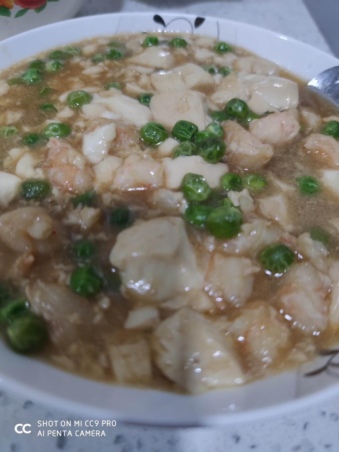 虾仁豆腐