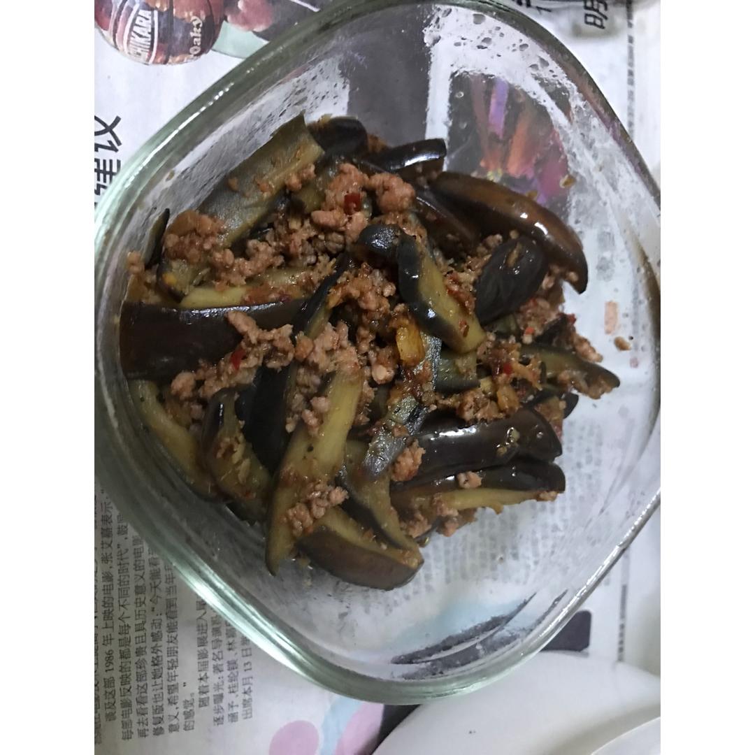 红烧肉沫茄子