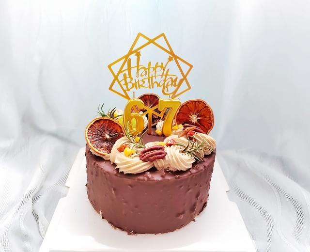 脆皮巧克力椰子慕斯蛋糕（梦龙蛋糕）