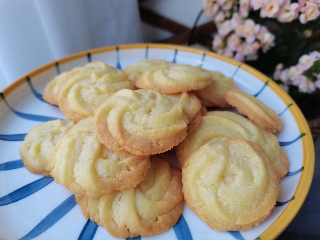 巨好吃0⃣️食材‼️酥到掉渣的淡奶油曲奇