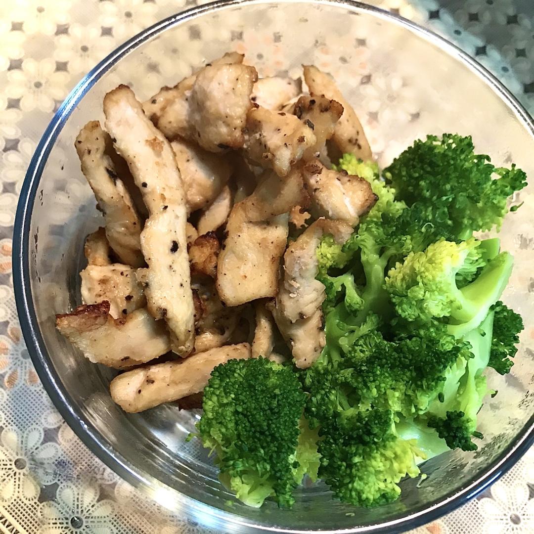 黑胡椒鸡胸肉（空气炸锅版）