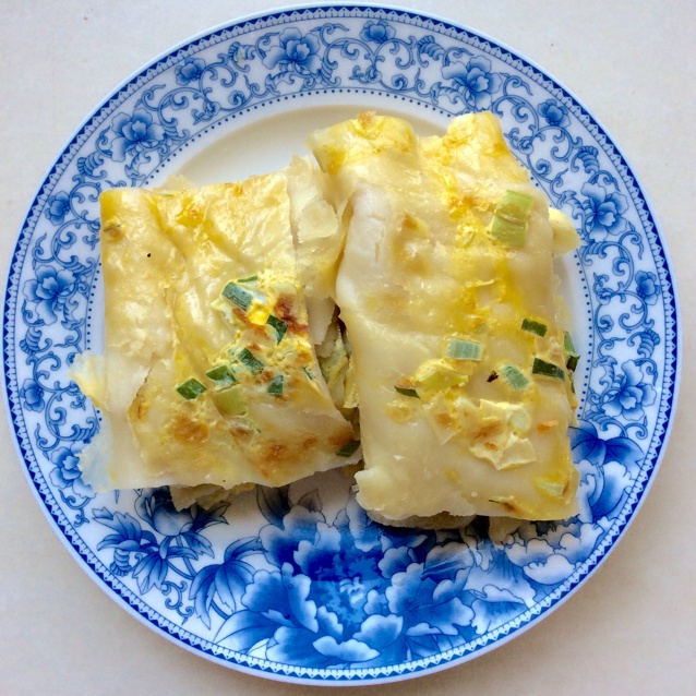葱花鸡蛋饼