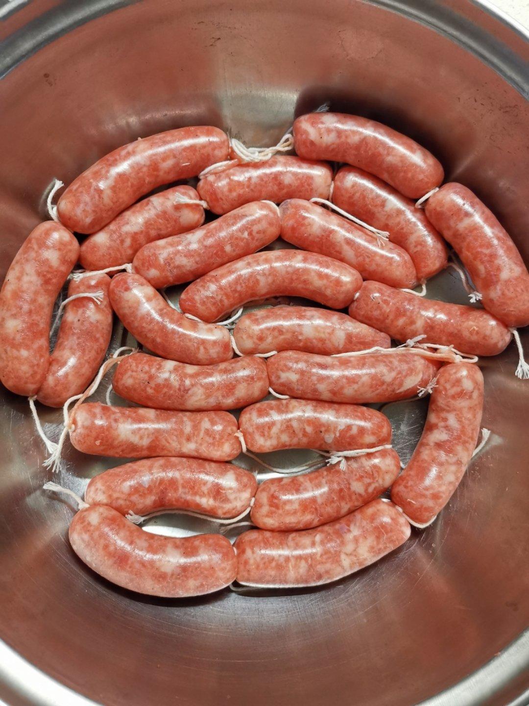 Q弹多汁的自制台式脆皮肠——绝对秒杀市售