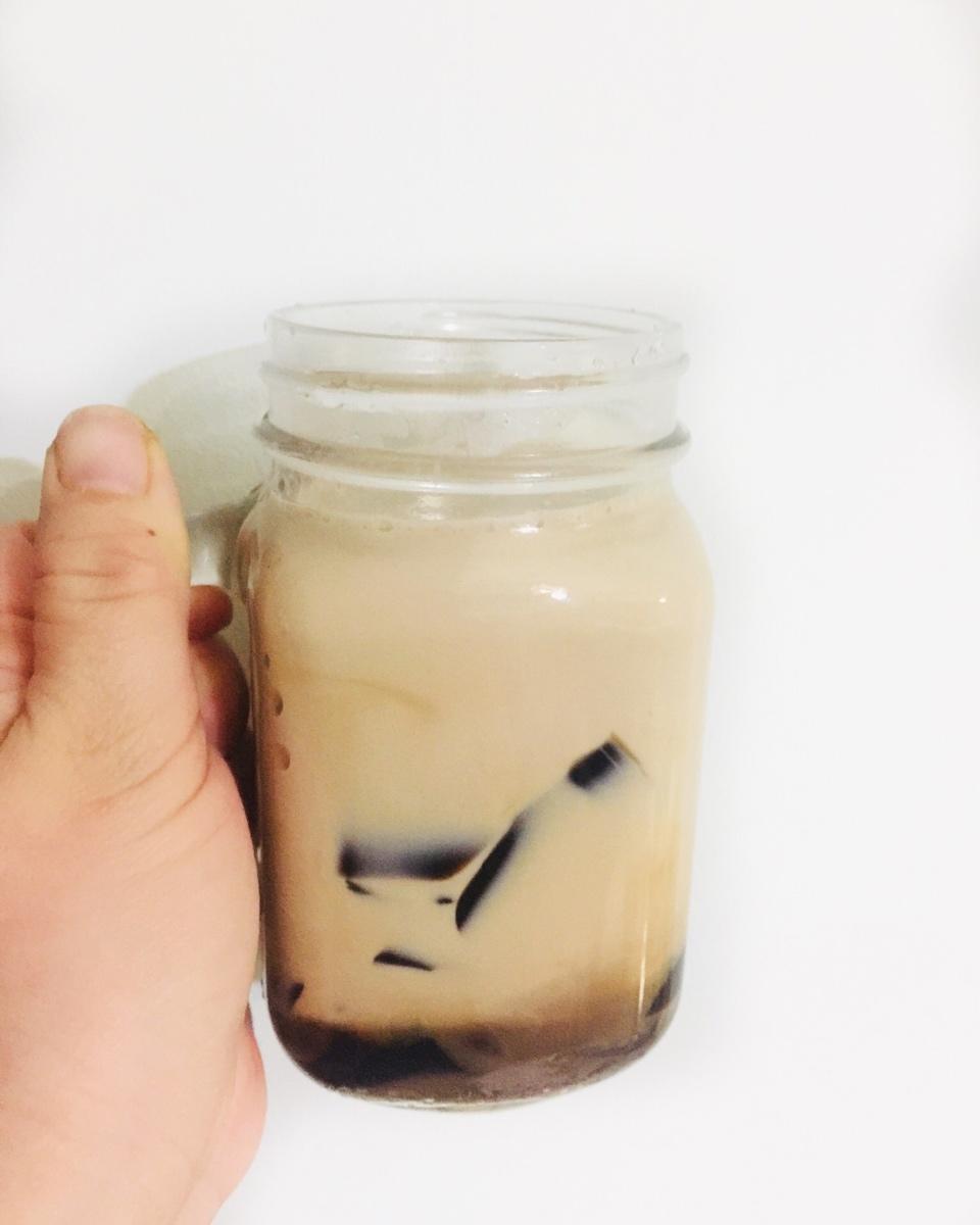 龟苓膏热泡茶