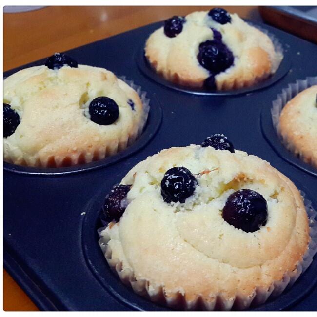 蓝莓柠檬friands