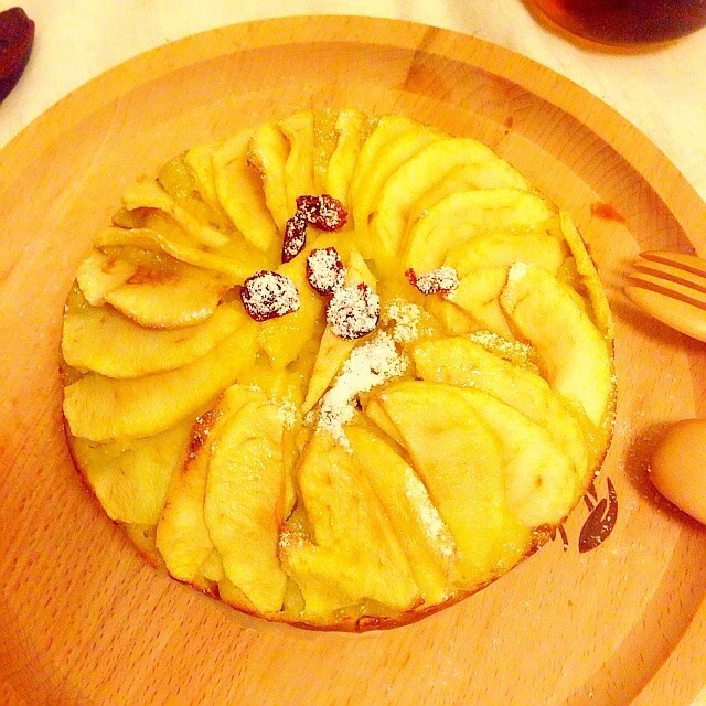 蔓越莓苹果蛋糕