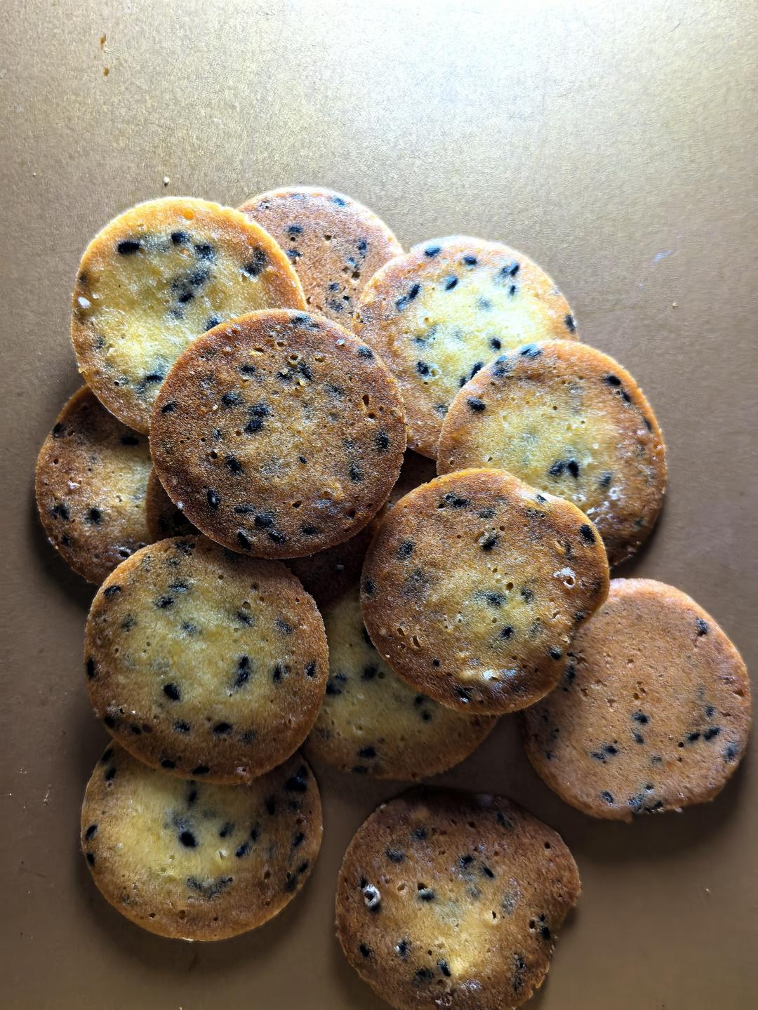 黑芝麻小饼干