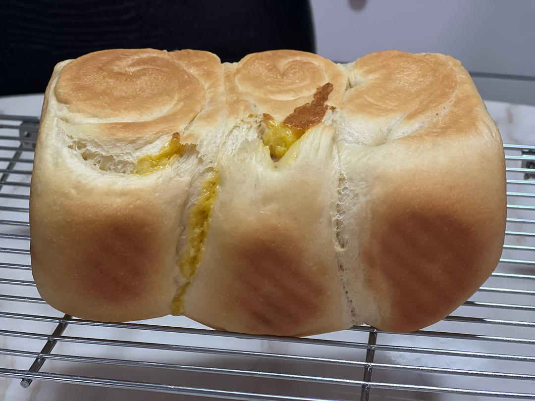 软妹子芝士火腿吐司，咸香料多好好吃