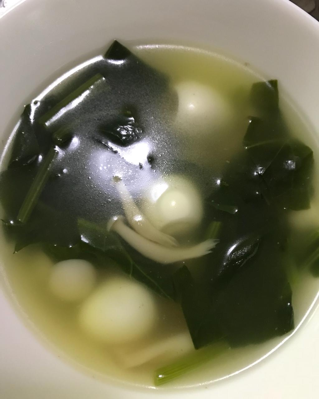 香菇菠菜汤