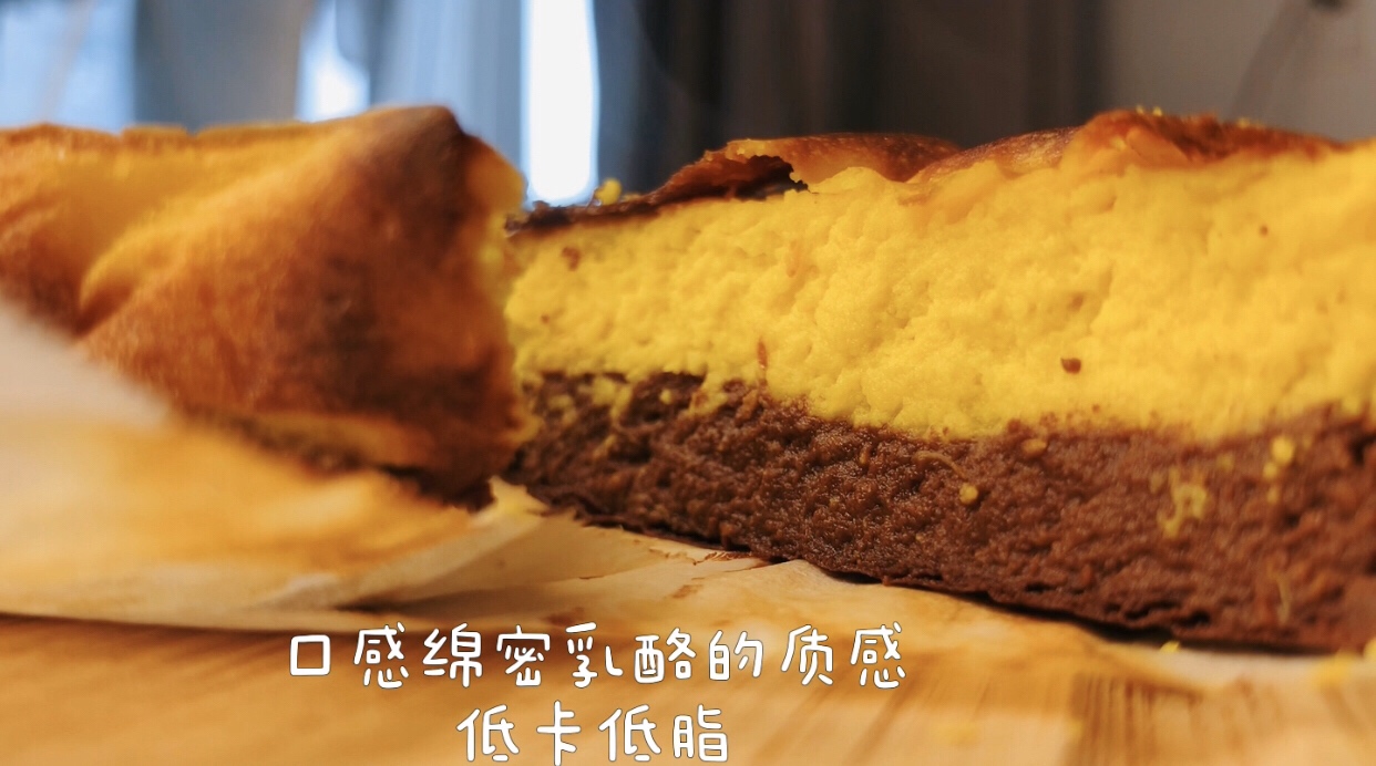 「神仙配方」黑金乳酪蛋糕「无糖无油无面粉无奶油」的做法 步骤16