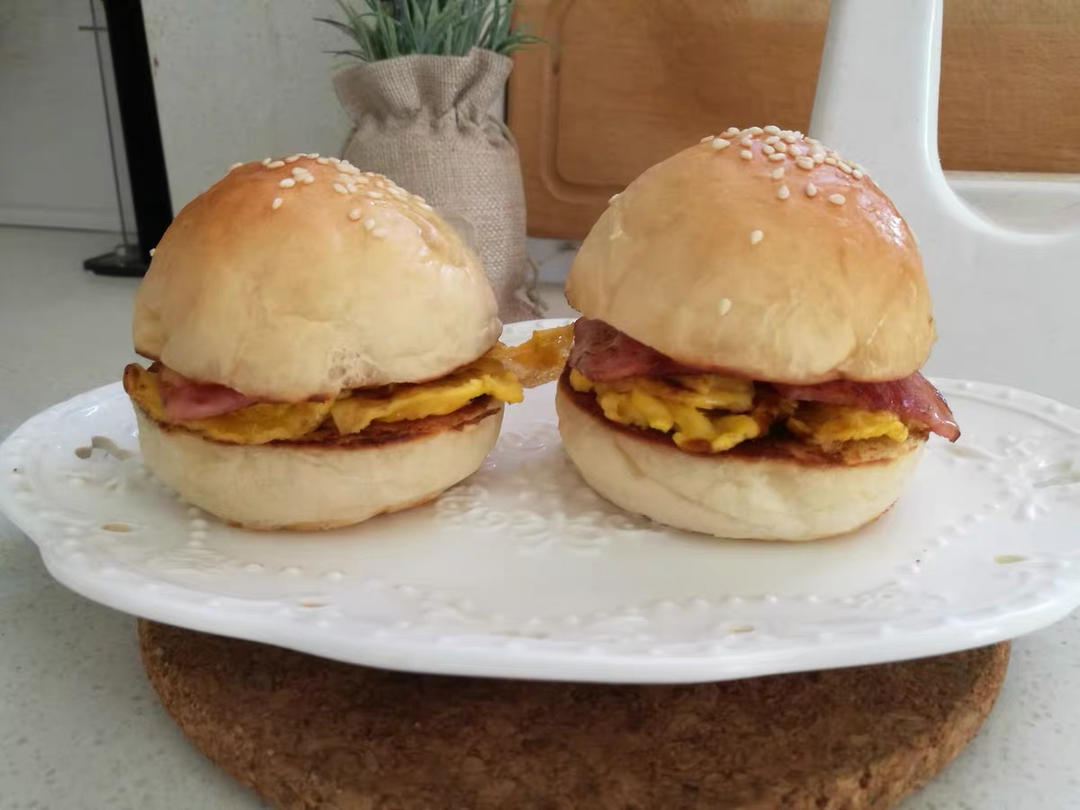 自制健康汉堡|营养快手早餐