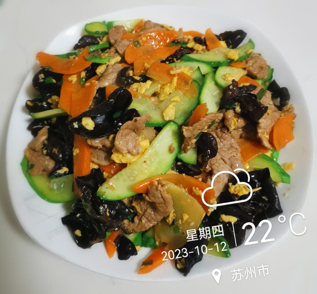 厨师长教你：“木须肉”的家常做法，营养丰富很适合老人孩子