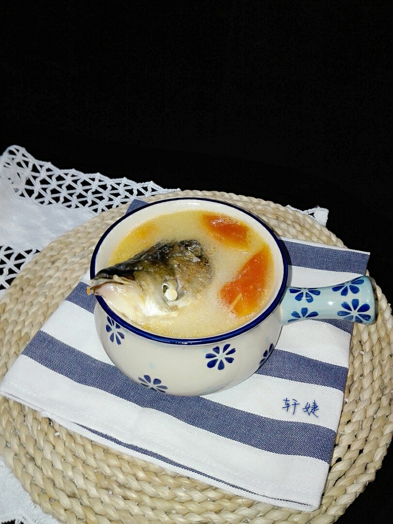 鱼头木瓜汤的做法