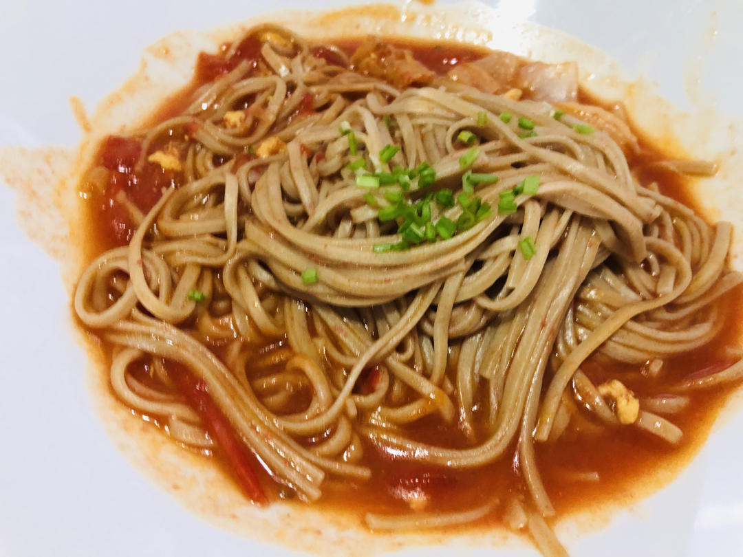 番茄浓汤捞面🔥绝绝子的中式早餐汤面✅