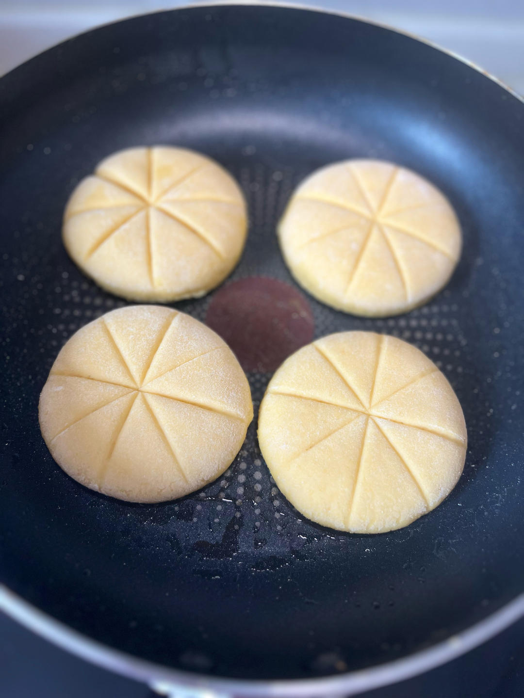 玉米面发饼