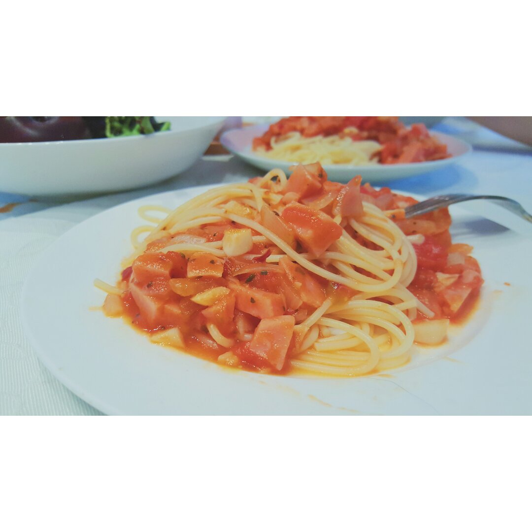 番茄意大利面