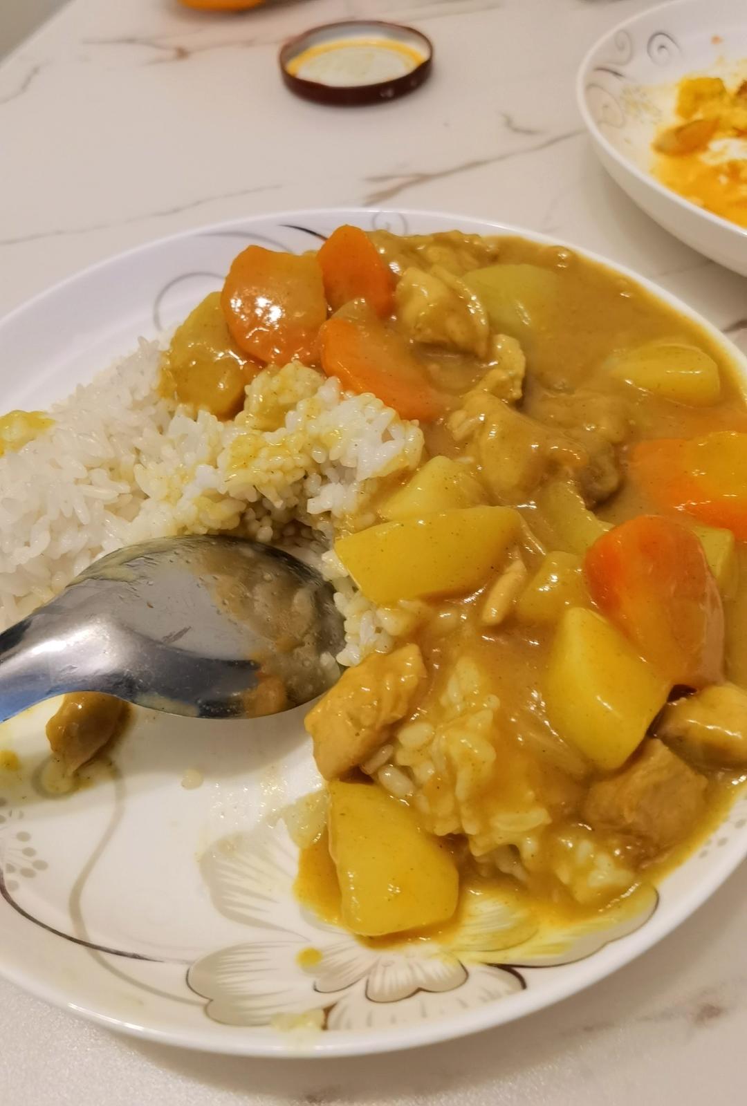 教你做好吃的咖喱鸡腿饭