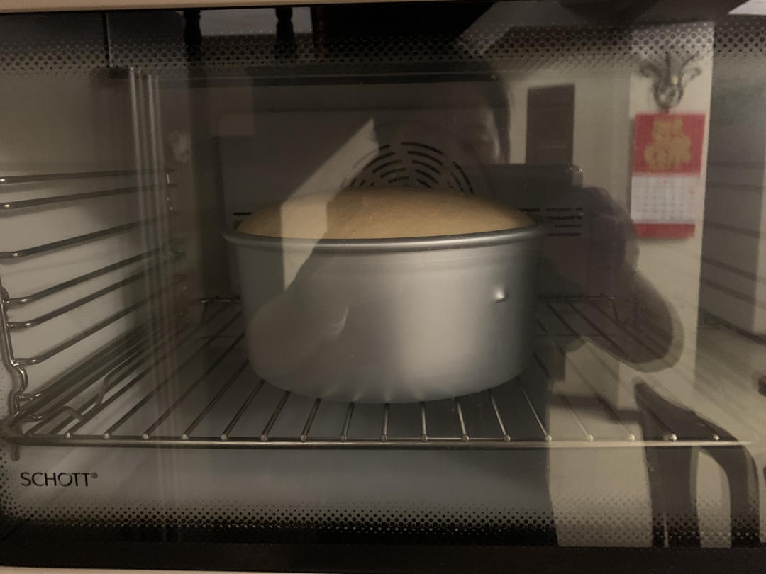 超好记八寸戚风蛋糕（后蛋法）