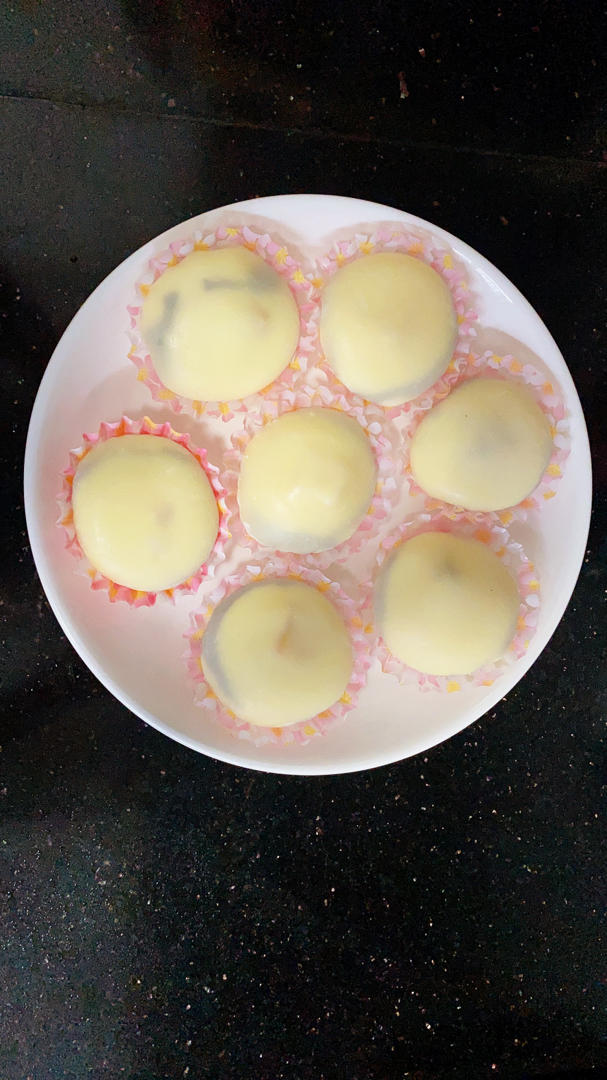 雪媚娘（微波雪媚娘皮，超便捷又不失好吃）