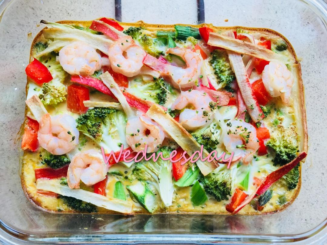 蔬菜烤燕麦（无油）